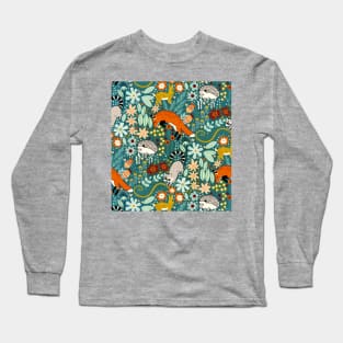 Woodland Pattern Long Sleeve T-Shirt